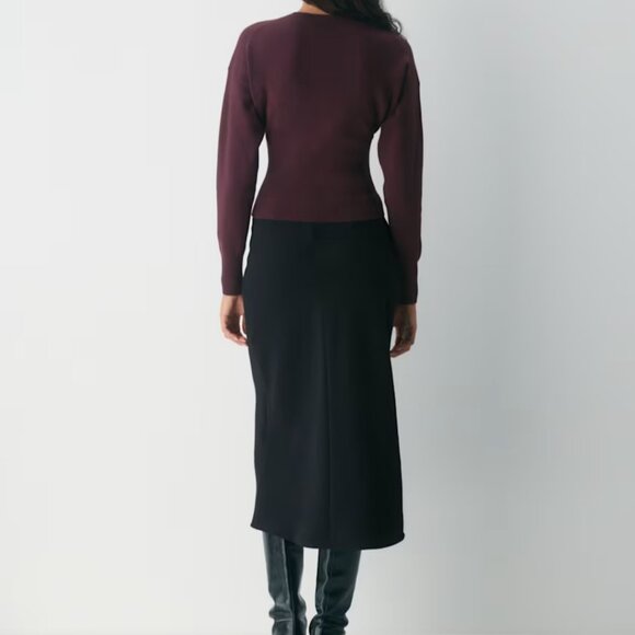 NWT Aritzia WILFRED Golightly Cardigan Cardamon L - Picture 5 of 6